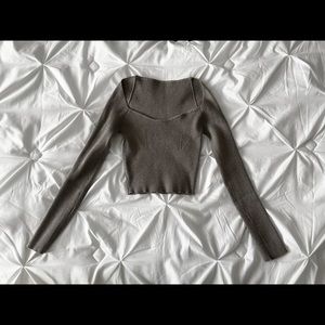 Shein | Grey cropped sweater
